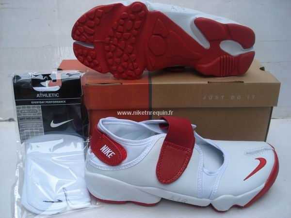 Beaty Nike Shox Rift Souliers De Course Blancs Rouges